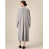 image:imageAmoretu Womens Lightweight Cardigan Sweater MidiLength Long Sleeve Tops Open Front Shirts