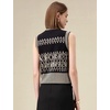 image:imageAmoretu Womens Lyocell Knit Sweater Vests ButtonUp Pattern Classic Tops 2024