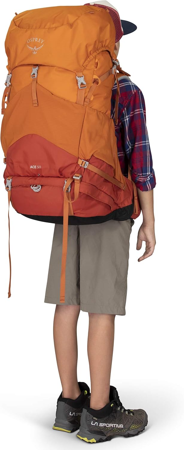 Osprey Ace Kids Backpacking BackpackOrange Sunset