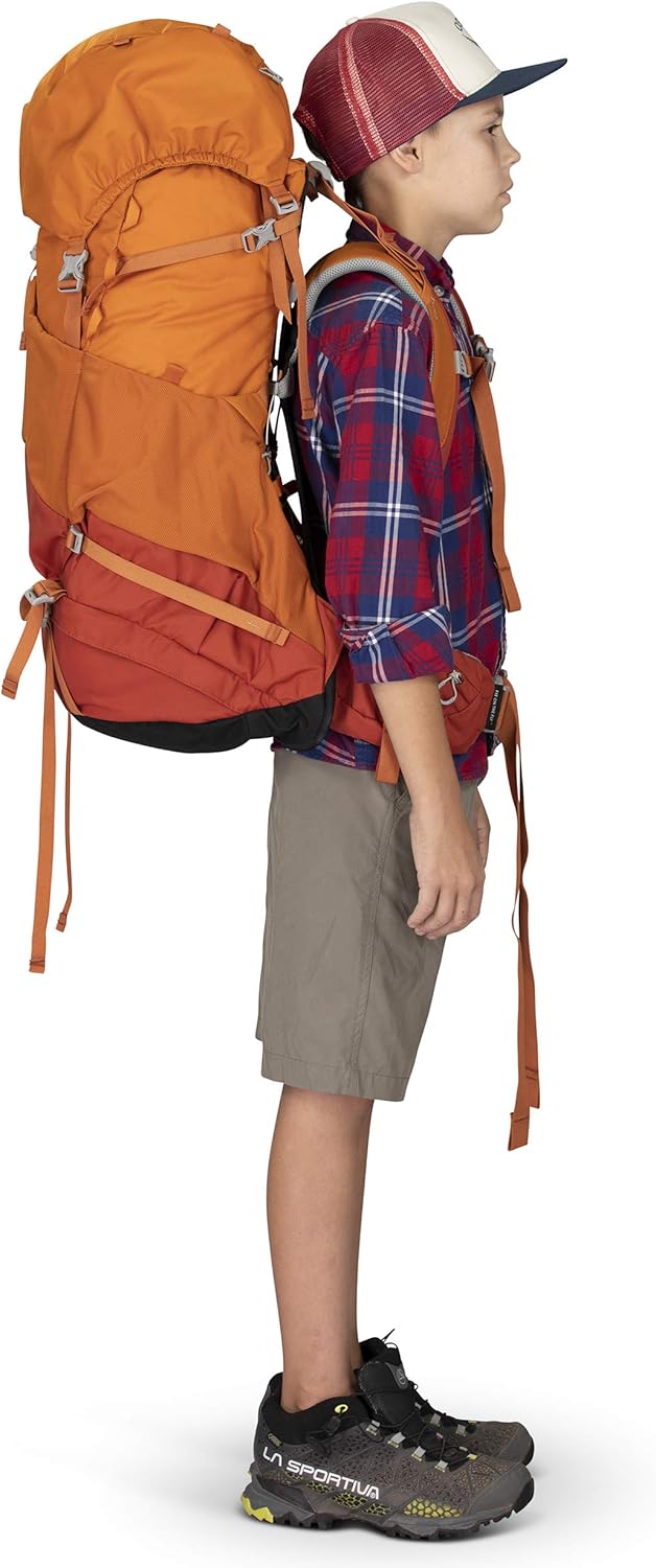 Osprey Ace Kids Backpacking BackpackOrange Sunset
