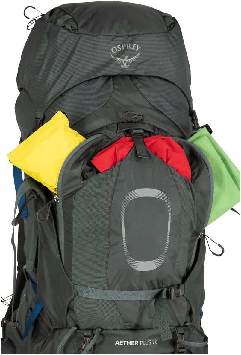 Osprey Aether 65 Mens Backpacking BackpackDeep Water Blue