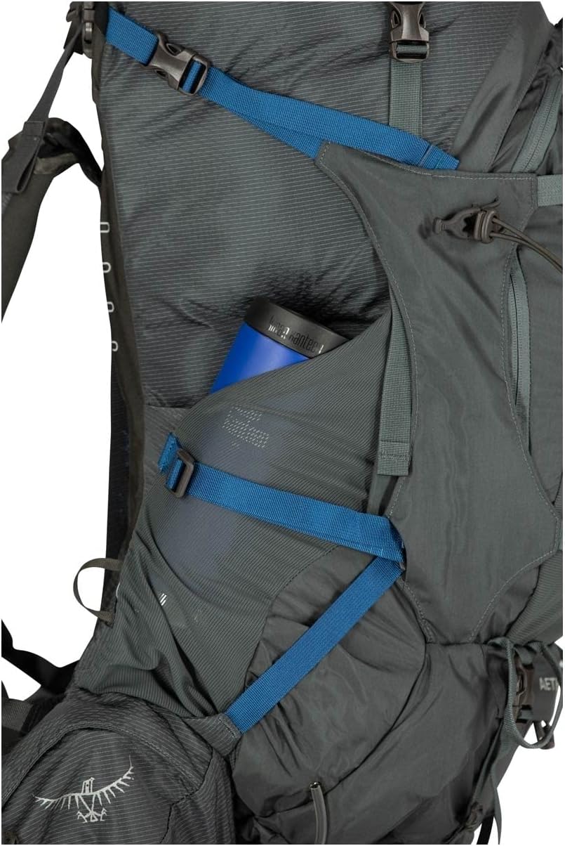 Osprey Aether 65 Mens Backpacking BackpackDeep Water Blue
