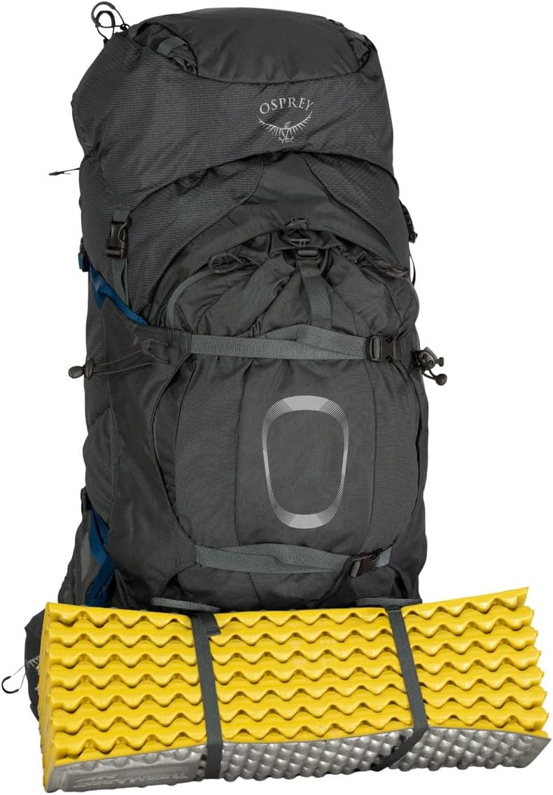 Osprey Aether 65 Mens Backpacking BackpackDeep Water Blue