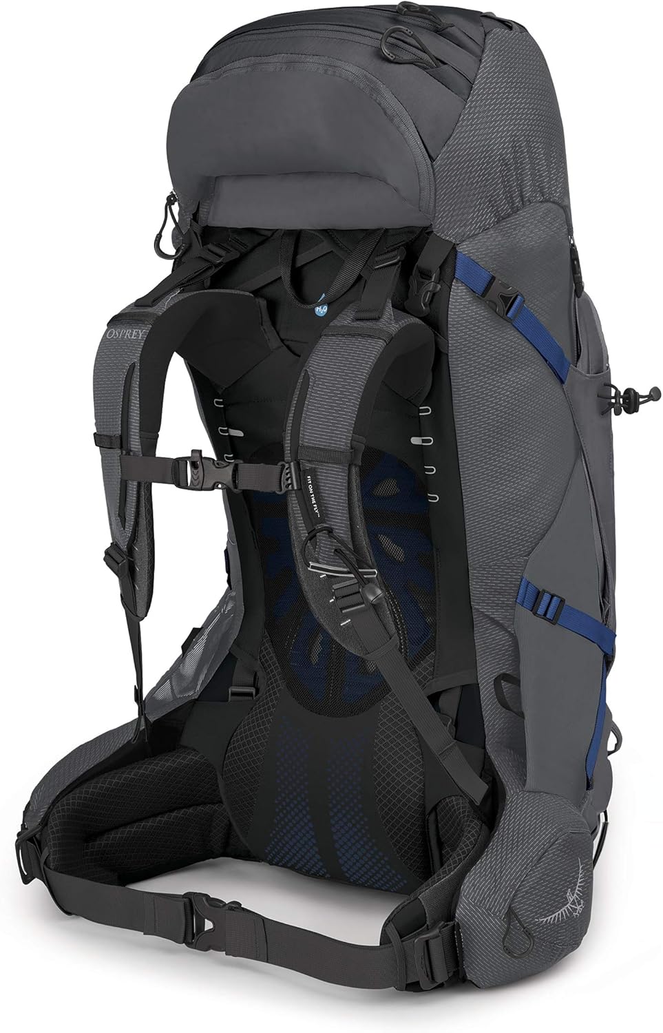 Osprey Aether Plus 60L Mens Backpacking Backpack Axo Green LXLEclipse Grey
