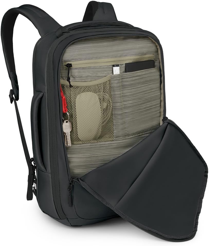 Osprey Aoede 25L Commuter Briefcase Backpack Tan ConcreteBlack