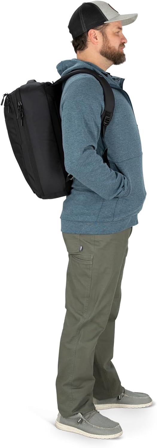 Osprey Aoede 25L Commuter Briefcase Backpack Tan ConcreteBlack
