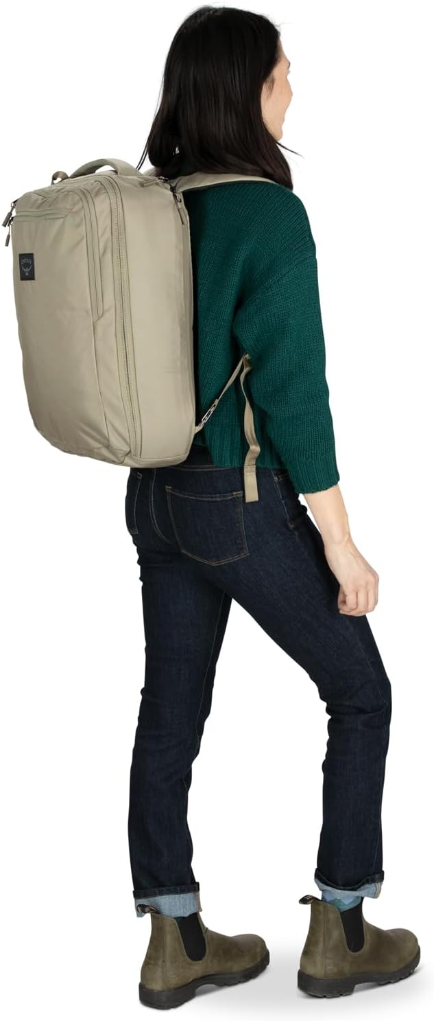 Osprey Aoede 25L Commuter Briefcase Backpack Tan ConcreteTan Concrete