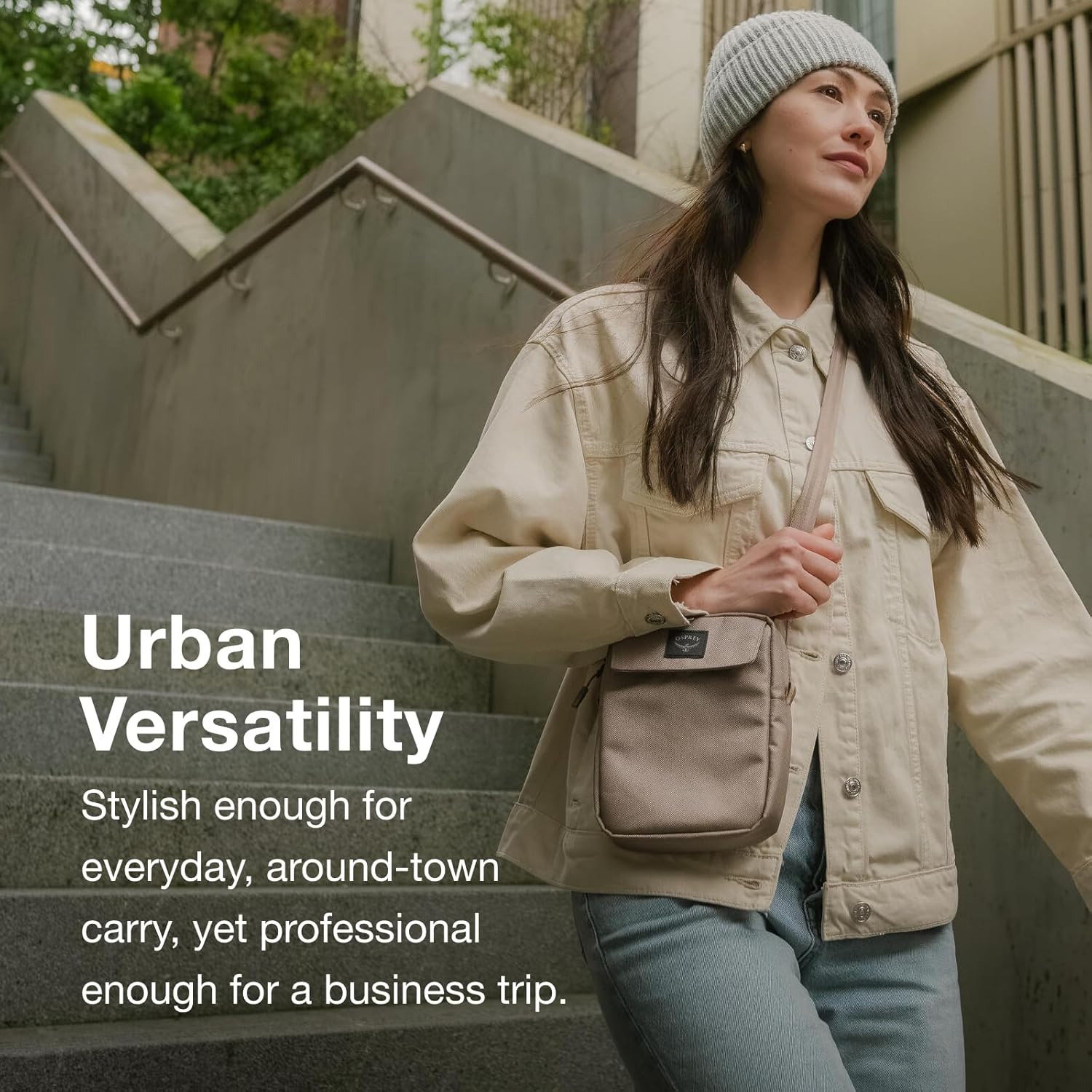 Osprey Aoede Small Crossbody BagTan Concrete
