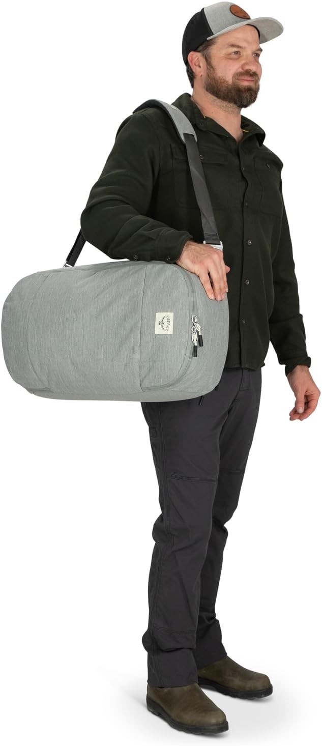 Osprey Arcane Everyday Duffel Backpack BlackMedium Grey Heather