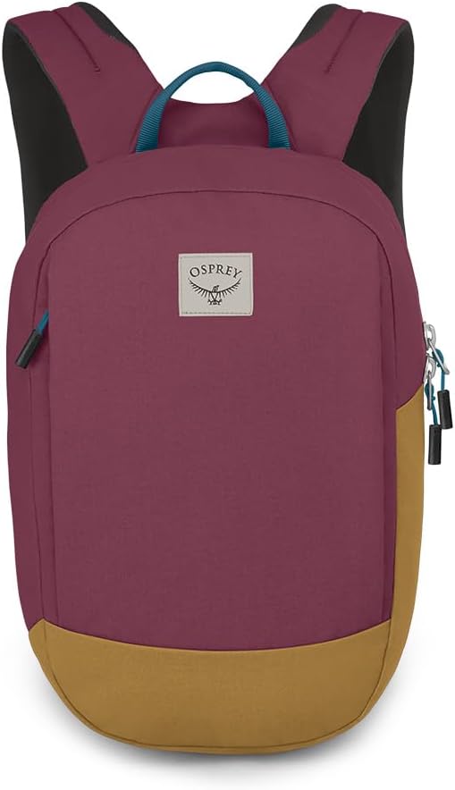 Osprey Arcane Small Day Commuter Backpack Porcelain Orange HeatherAllium RedBrindle Brown