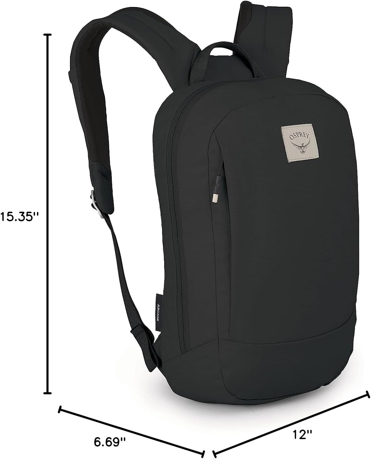Osprey Arcane Small Day Commuter Backpack Porcelain Orange HeatherBlack