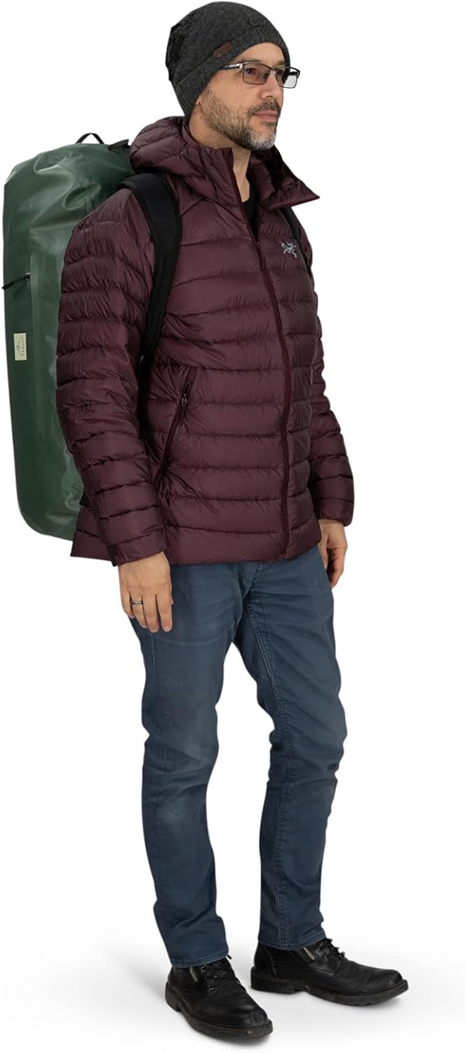 Osprey Arcane Waterproof 65L Duffel Bag  Prior SeasonPine Leaf Green