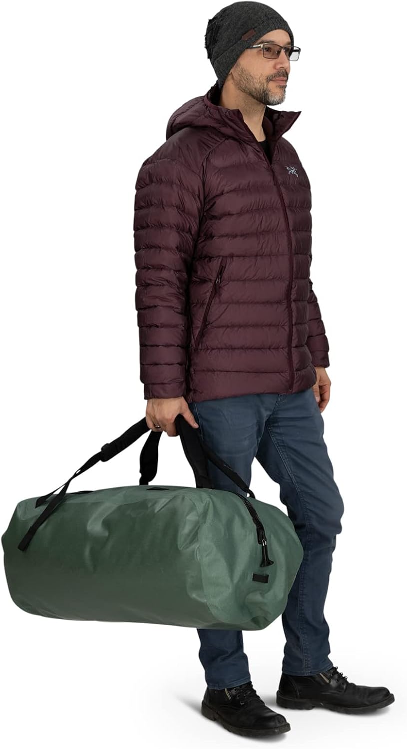 Osprey Arcane Waterproof 65L Duffel Bag  Prior SeasonPine Leaf Green