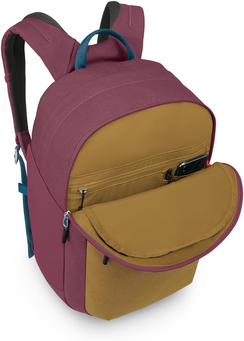 Osprey Arcane XL Day Commuter Backpack Earl GreySandy Grey HeatherAllium RedBrindle Brown
