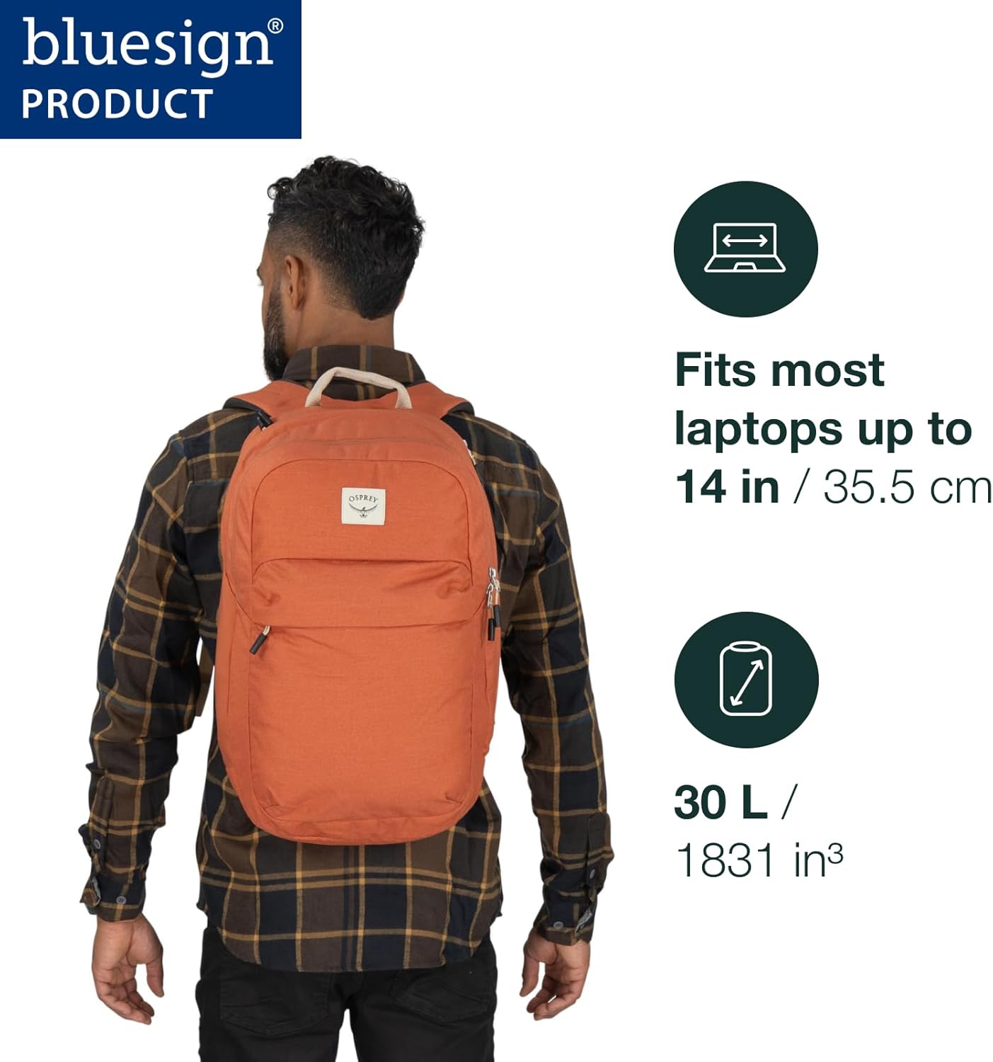 Osprey Arcane XL Day Commuter Backpack Earl GreySandy Grey HeatherEarl GreySandy Grey Heather