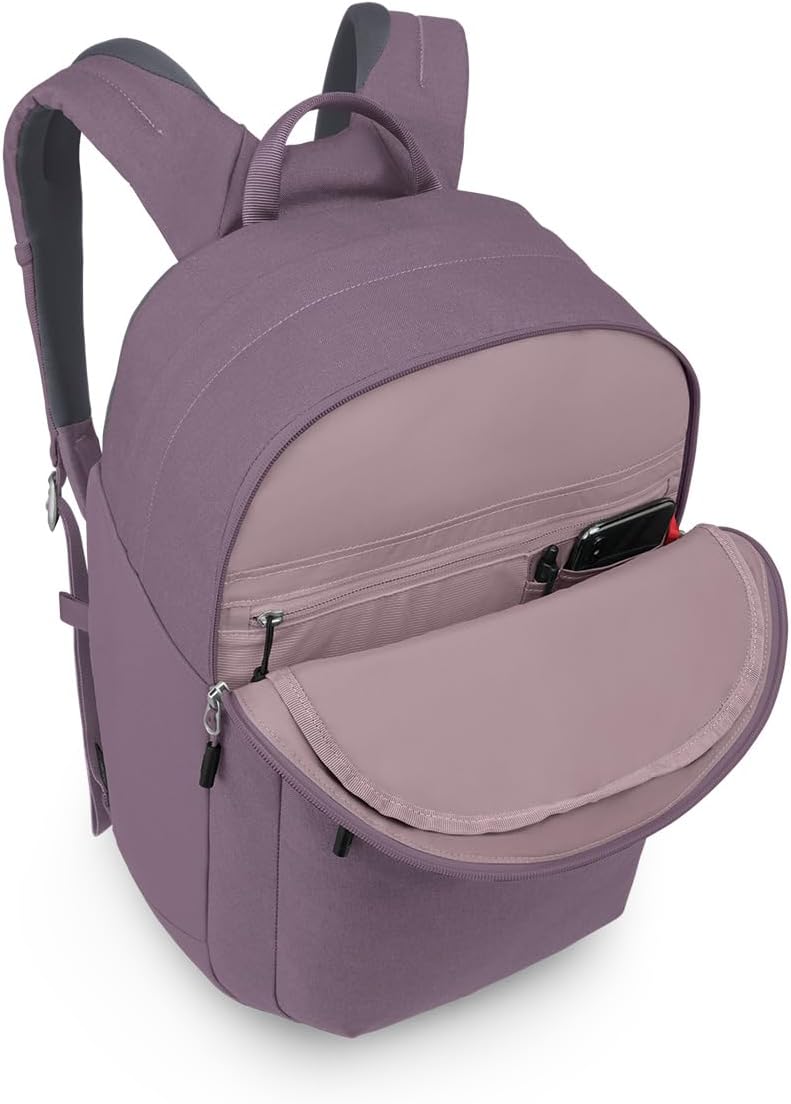 Osprey Arcane XL Day Commuter Backpack Earl GreySandy Grey HeatherPurple Dusk Heather