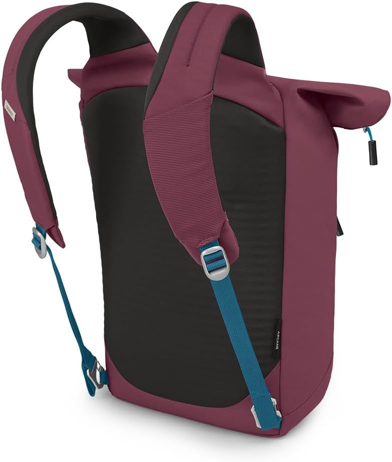 Osprey Arcane Zip Top Tote Backpack Porcelain Orange HeatherAllium RedBrindle Brown