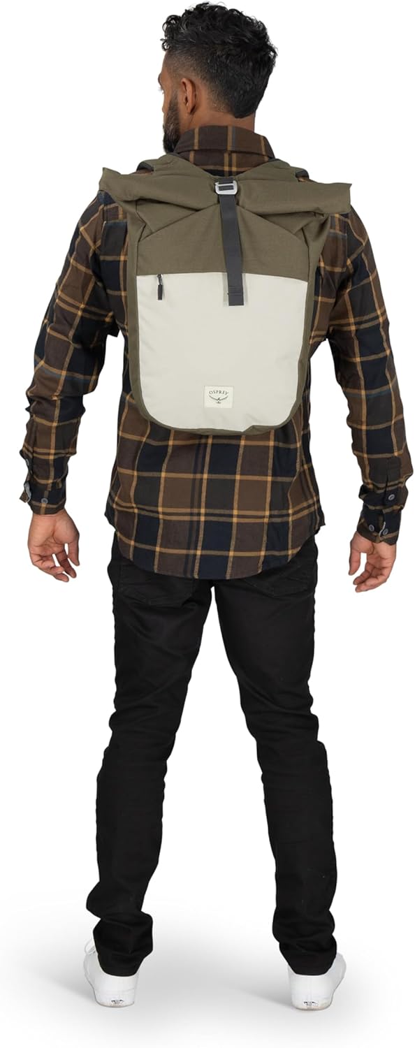 Osprey Arcane Zip Top Tote Backpack Porcelain Orange HeatherEarl GreySandy Grey Heather