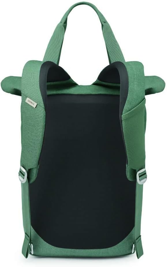 Osprey Arcane Zip Top Tote Backpack Porcelain Orange HeatherPine Leaf Green