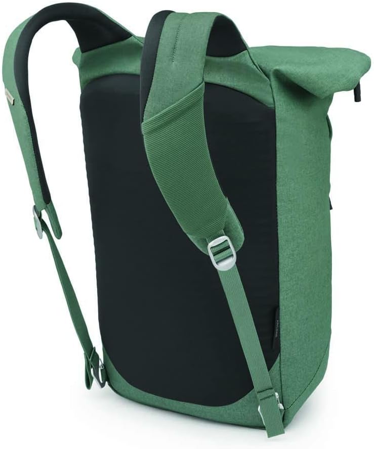 Osprey Arcane Zip Top Tote Backpack Porcelain Orange HeatherPine Leaf Green