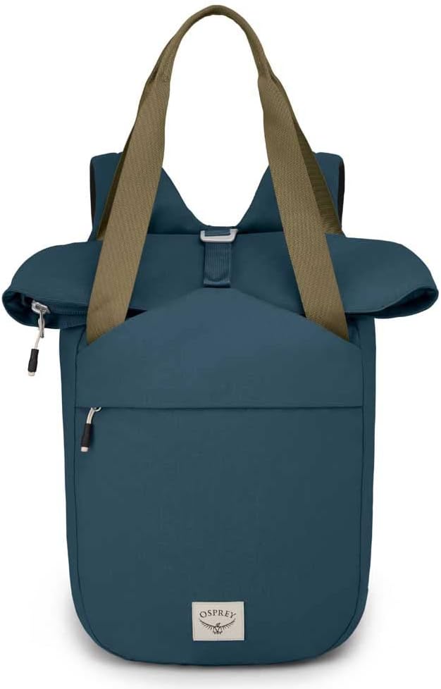 Osprey Arcane Zip Top Tote Backpack Porcelain Orange HeatherStargazer Blue