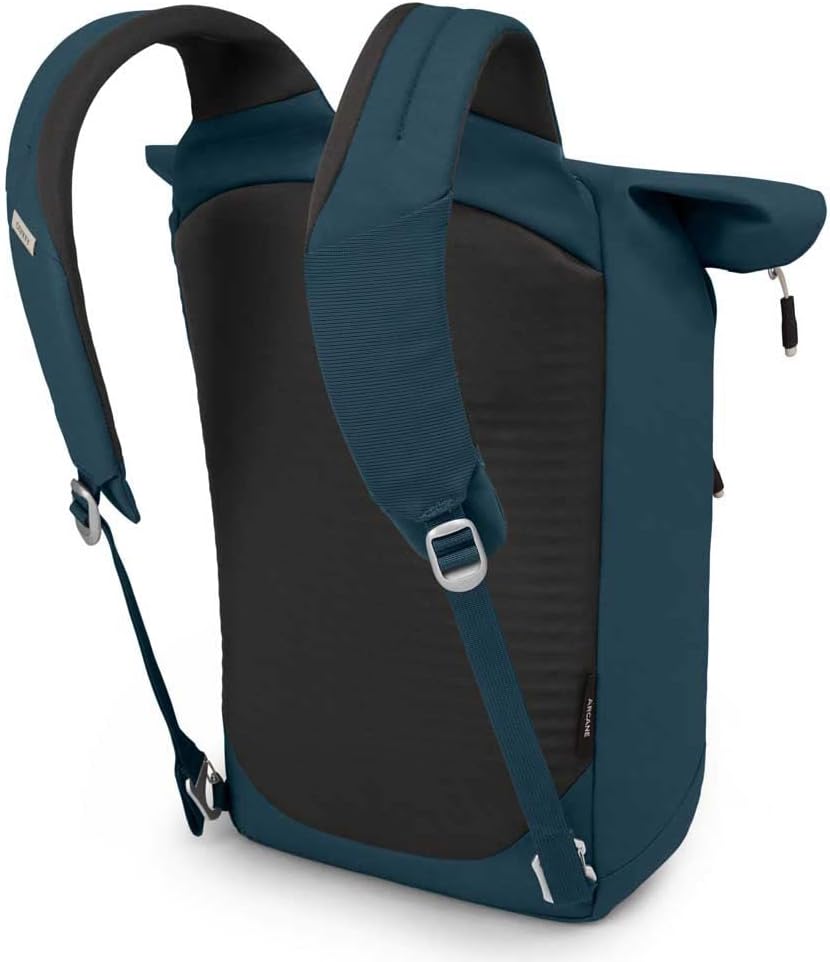 Osprey Arcane Zip Top Tote Backpack Porcelain Orange HeatherStargazer Blue