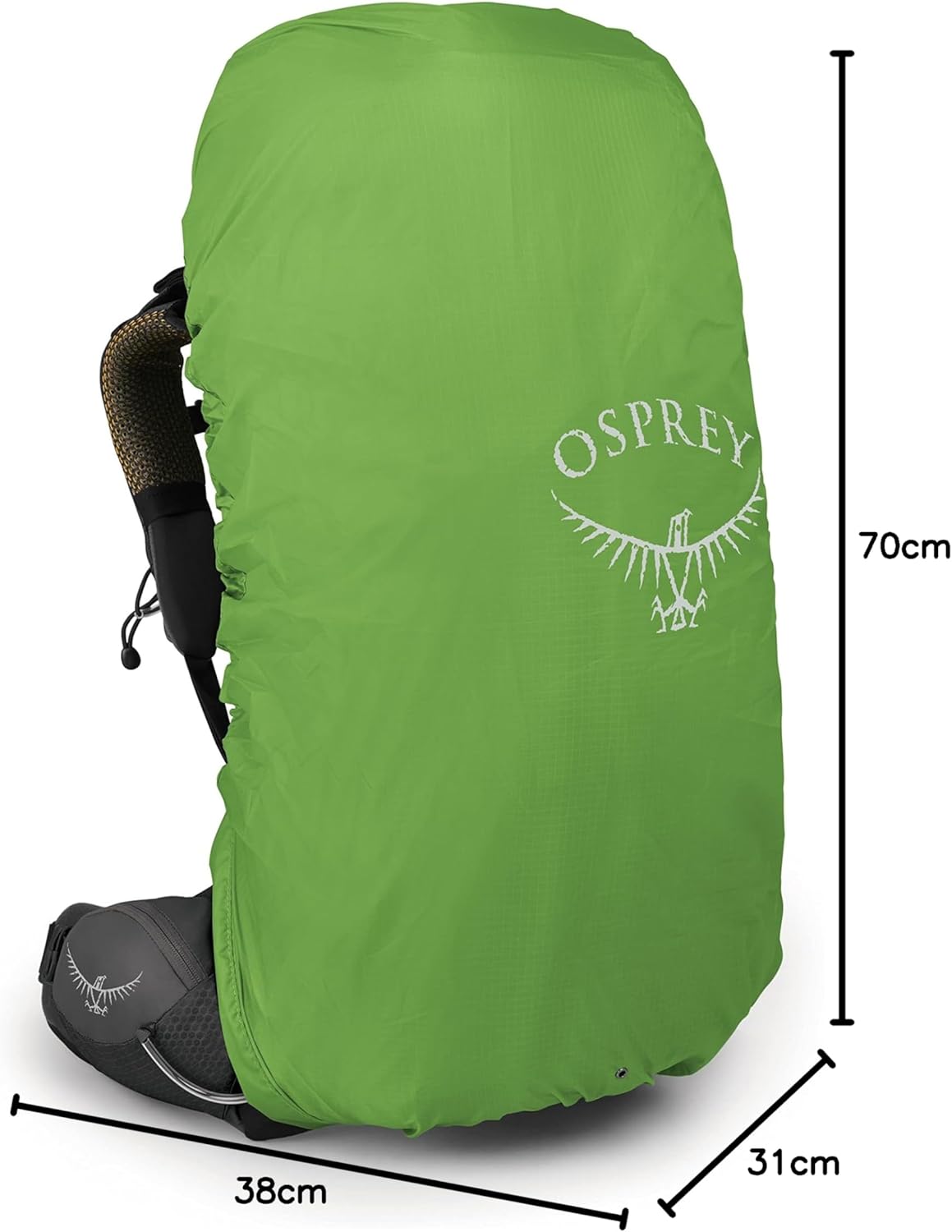 Osprey Atmos AG 50L Mens Backpacking BackpackBlack