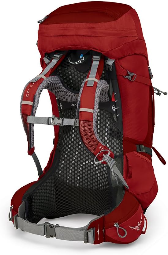 Osprey Atmos AG 65 Mens Backpacking BackpackRigby Red