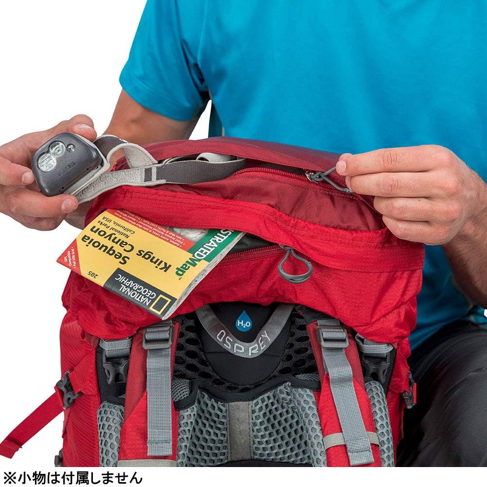Osprey Atmos AG 65 Mens Backpacking BackpackRigby Red