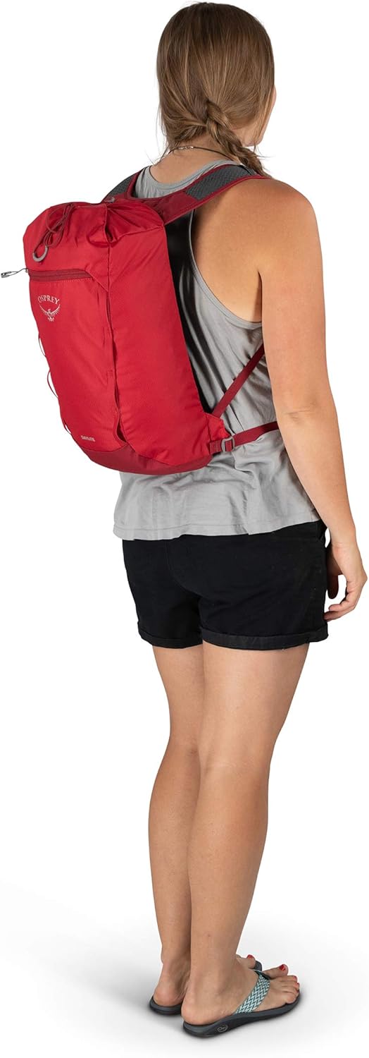 Osprey Daylite Cinch Backpack Blue SpikemossAlkalineCosmic Red