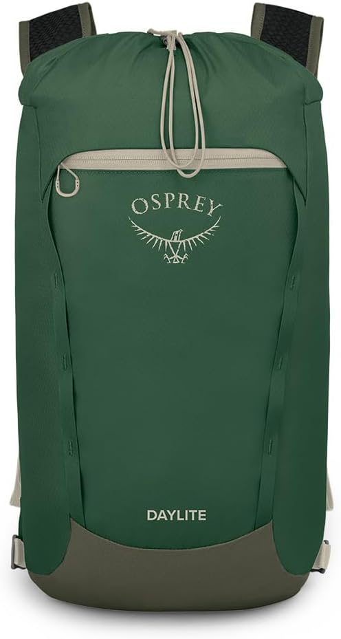 Osprey Daylite Cinch Backpack Blue SpikemossAlkalineGreen CanopyGreen Creek