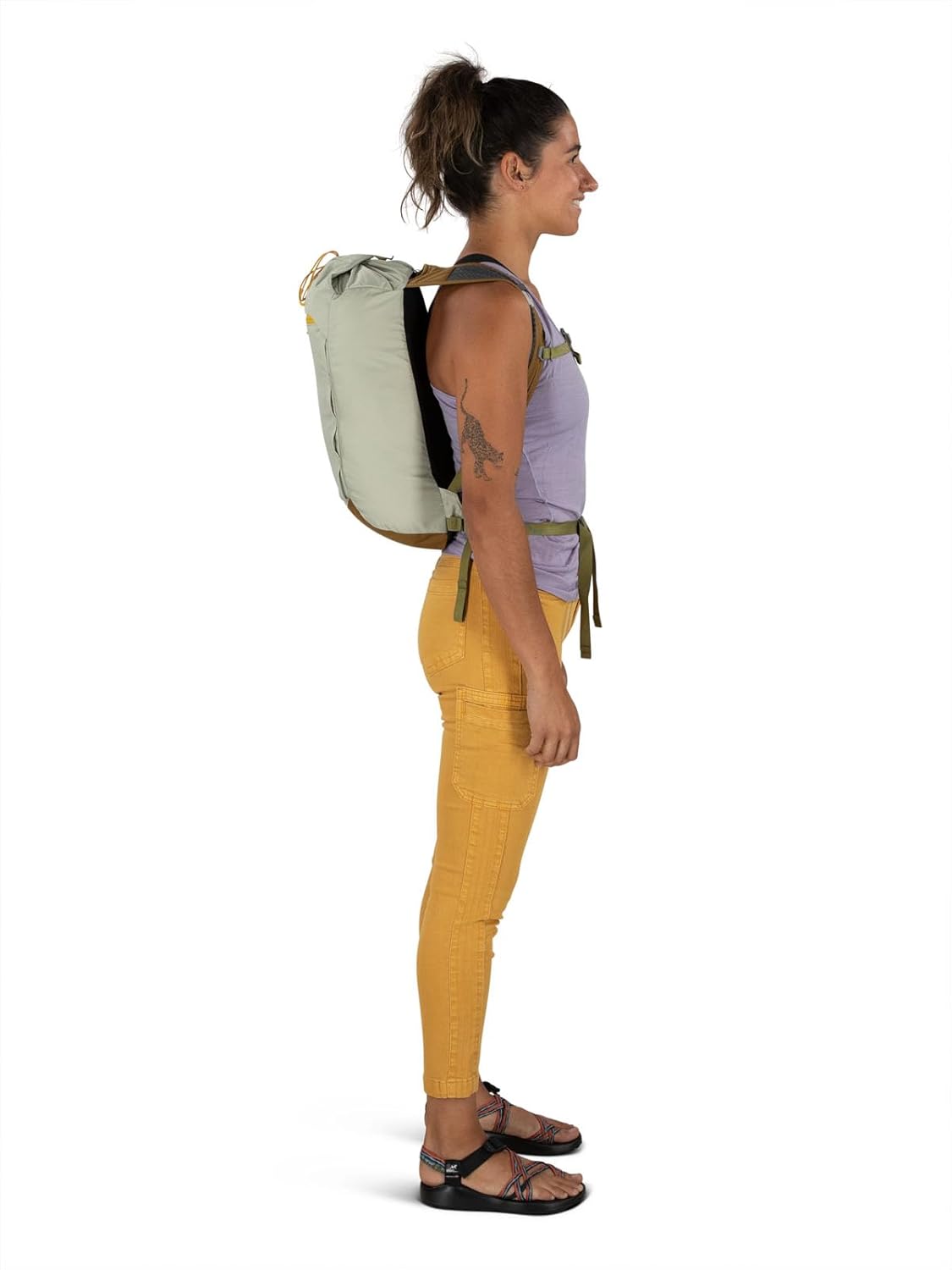 Osprey Daylite Cinch Backpack Blue SpikemossAlkalineMeadow GrayHistosol Brown