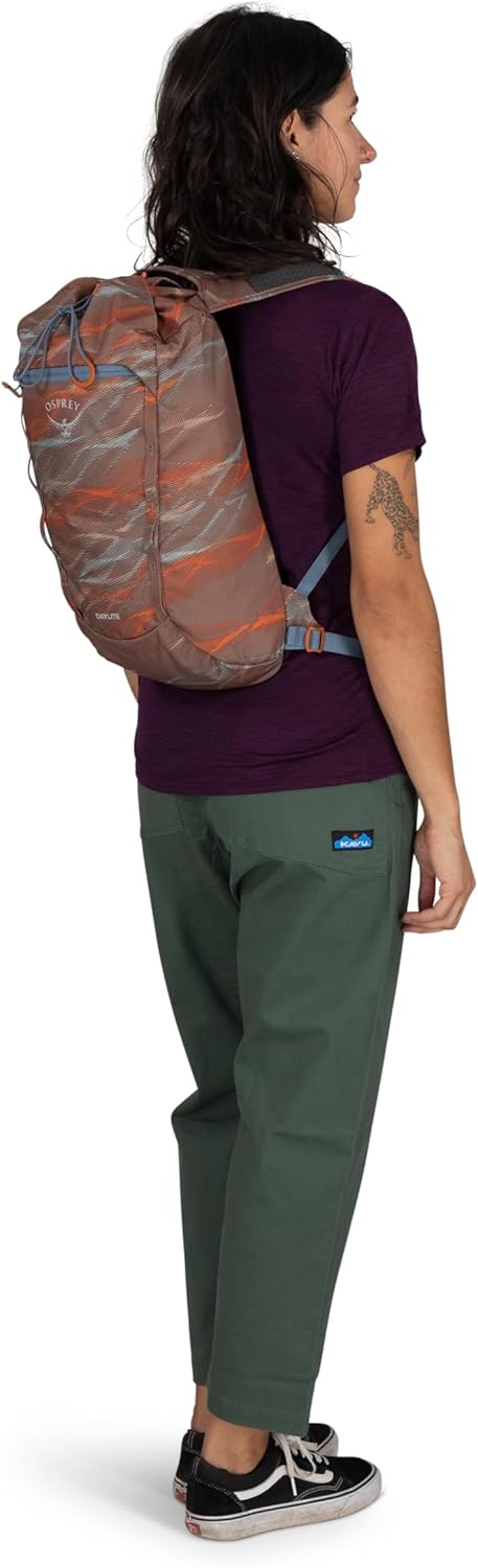 Osprey Daylite Cinch Backpack Blue SpikemossAlkalineTumbleweed YellowTunnel Vision