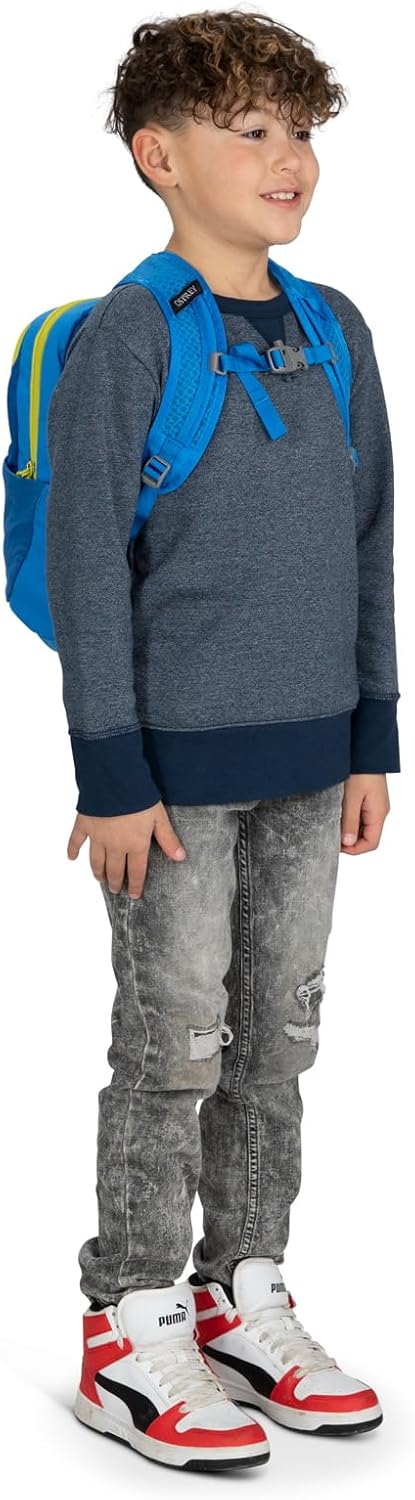Osprey Daylite Jr Kids Commuter Backpack Space Travel PrintAntique BlueAlpin BlueBlue Flame