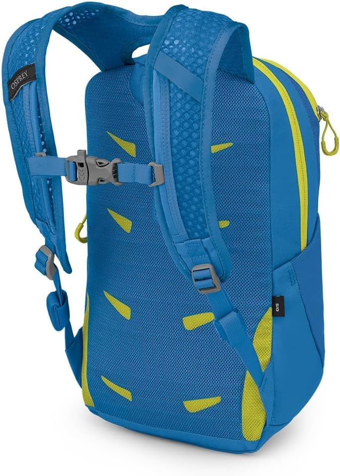 Osprey Daylite Jr Kids Commuter Backpack Space Travel PrintAntique BlueAlpin BlueBlue Flame