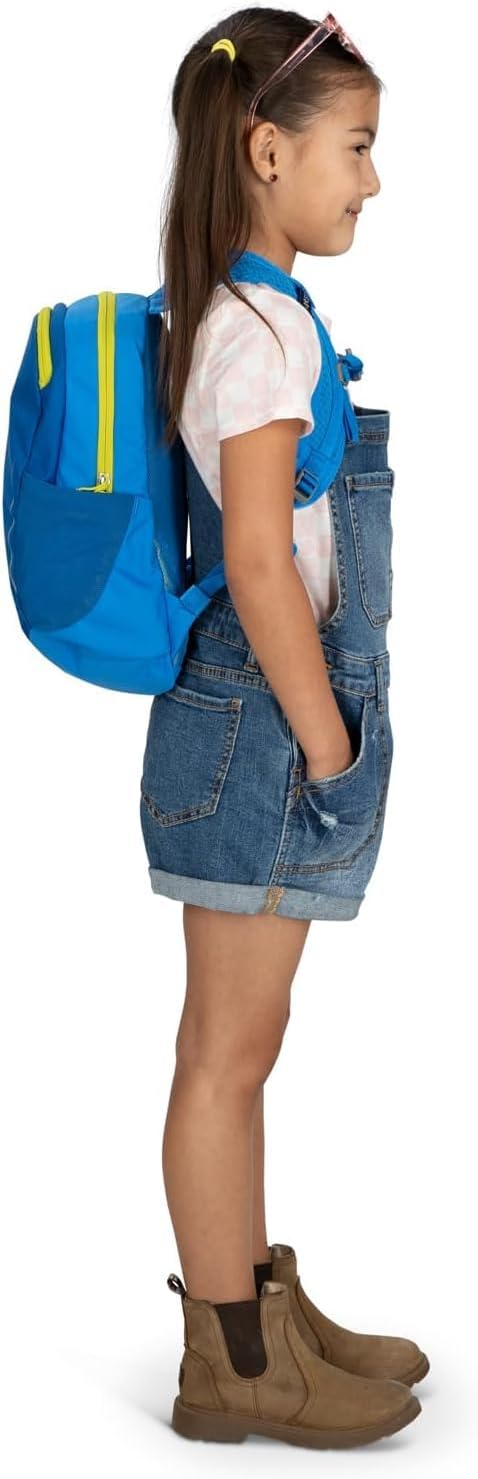 Osprey Daylite Jr Kids Commuter Backpack Space Travel PrintAntique BlueAlpin BlueBlue Flame