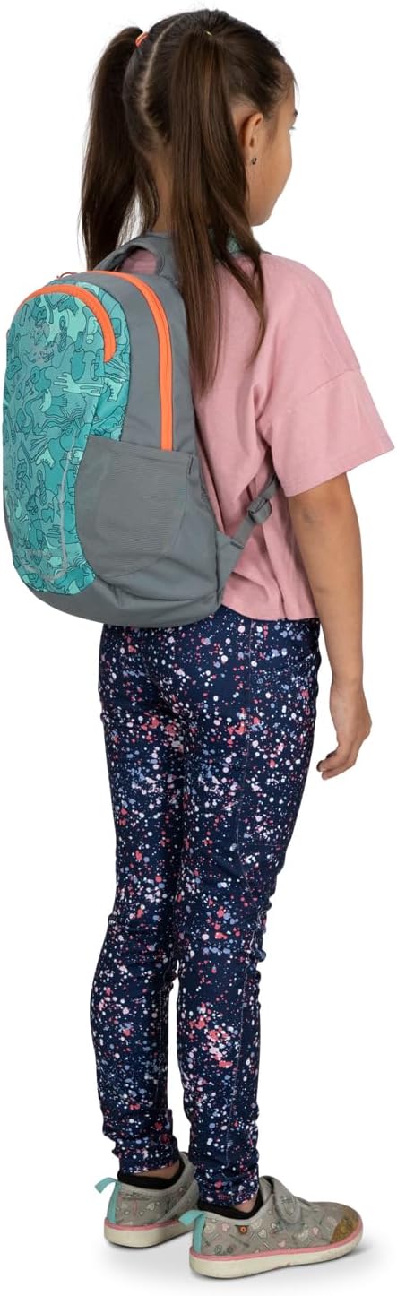 Osprey Daylite Jr Kids Commuter Backpack Space Travel PrintAntique BlueEnjoy Outside PrintGrey Area
