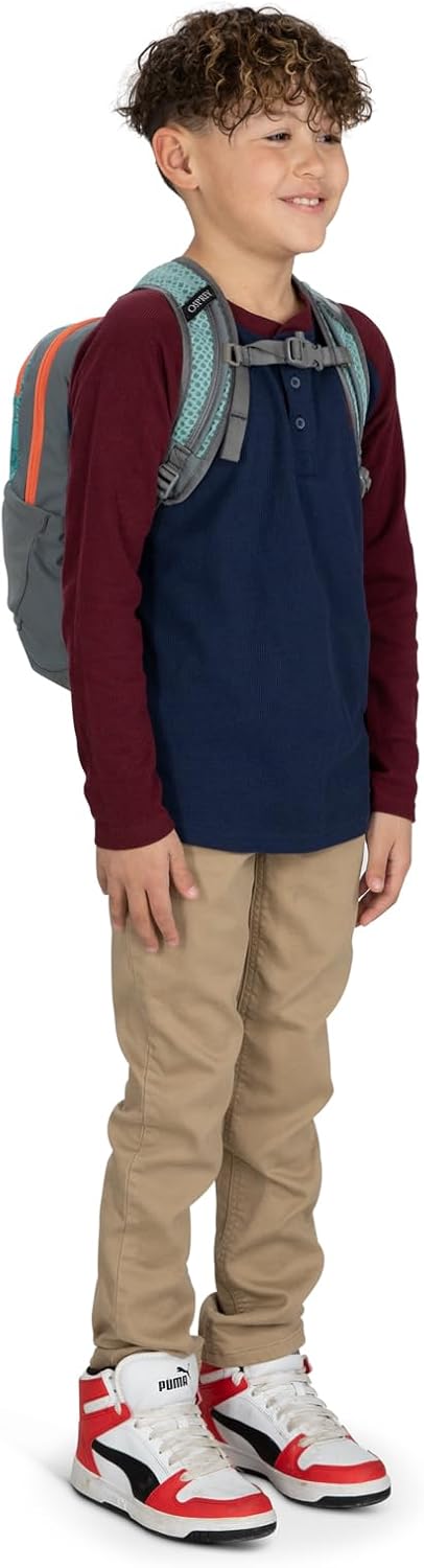 Osprey Daylite Jr Kids Commuter Backpack Space Travel PrintAntique BlueEnjoy Outside PrintGrey Area