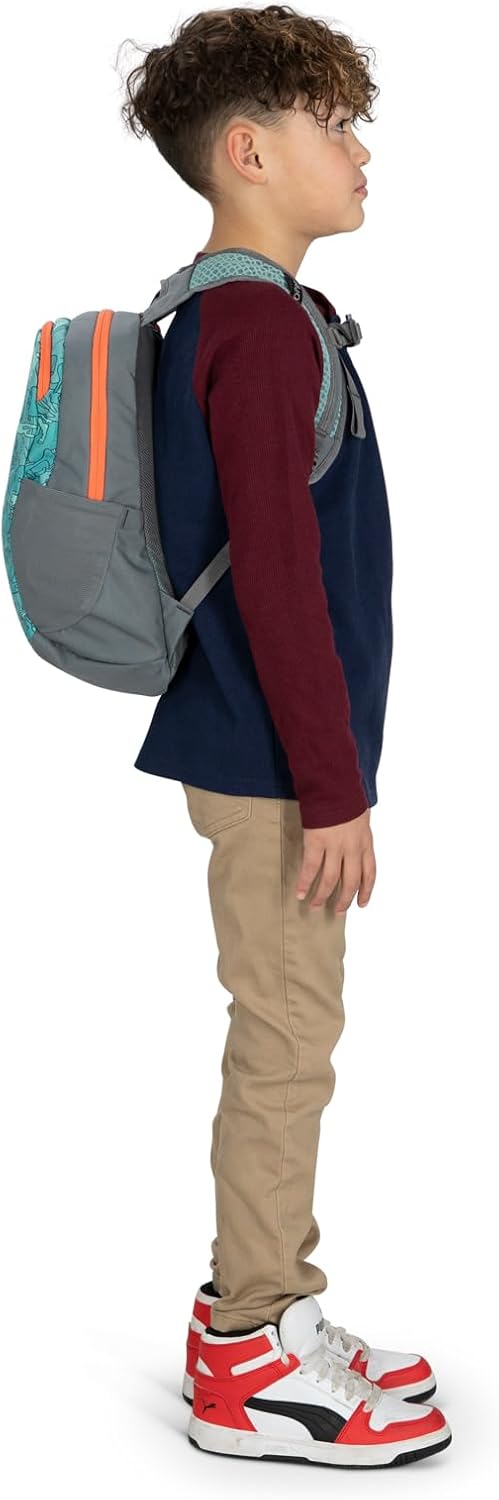 Osprey Daylite Jr Kids Commuter Backpack Space Travel PrintAntique BlueEnjoy Outside PrintGrey Area