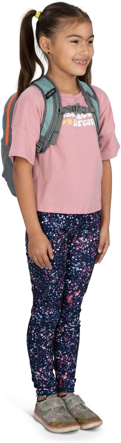 Osprey Daylite Jr Kids Commuter Backpack Space Travel PrintAntique BlueEnjoy Outside PrintGrey Area