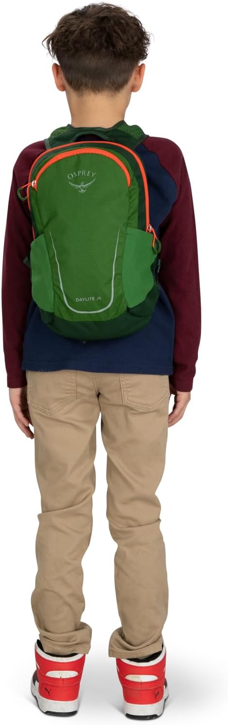 Osprey Daylite Jr Kids Commuter Backpack Space Travel PrintAntique BlueGreen CanopyGreen Belt