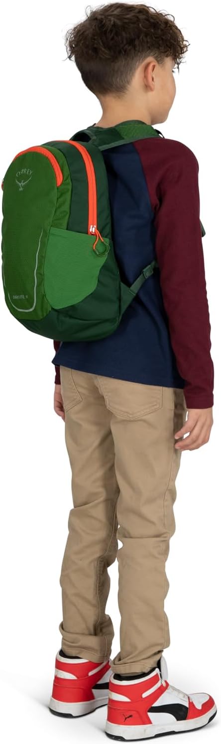 Osprey Daylite Jr Kids Commuter Backpack Space Travel PrintAntique BlueGreen CanopyGreen Belt