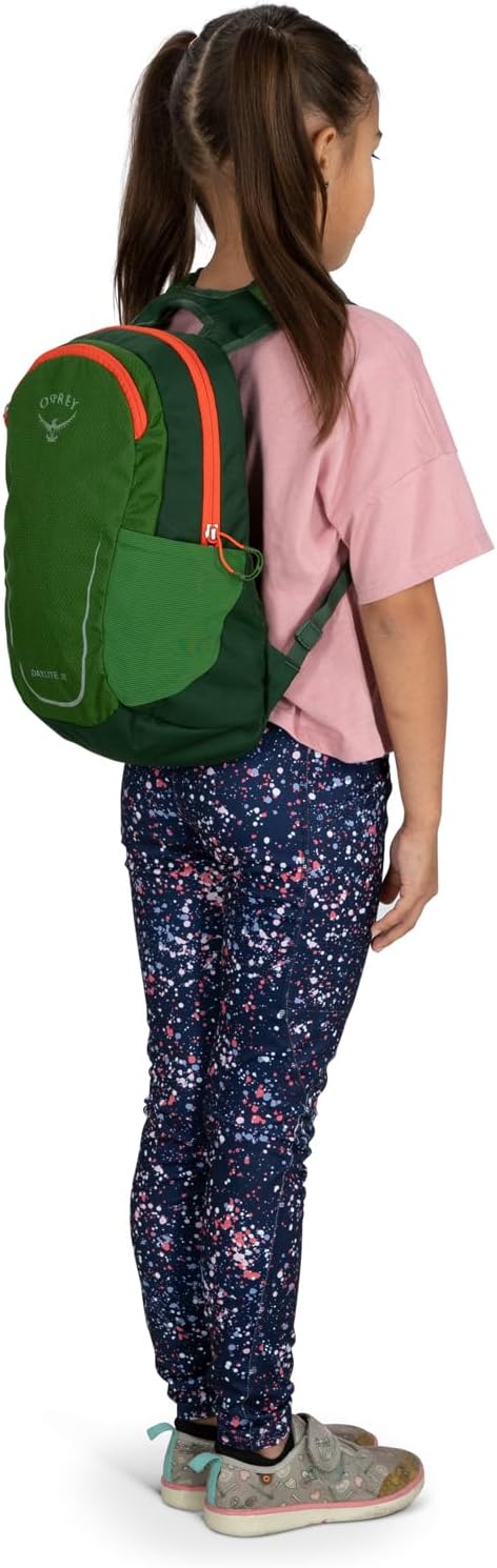 Osprey Daylite Jr Kids Commuter Backpack Space Travel PrintAntique BlueGreen CanopyGreen Belt
