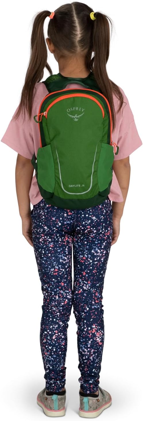 Osprey Daylite Jr Kids Commuter Backpack Space Travel PrintAntique BlueGreen CanopyGreen Belt