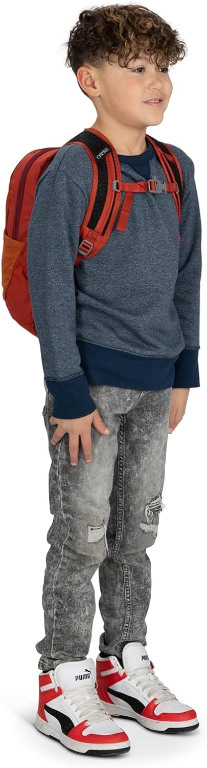 Osprey Daylite Jr Kids Commuter Backpack Space Travel PrintAntique BlueOrange DawnBazan