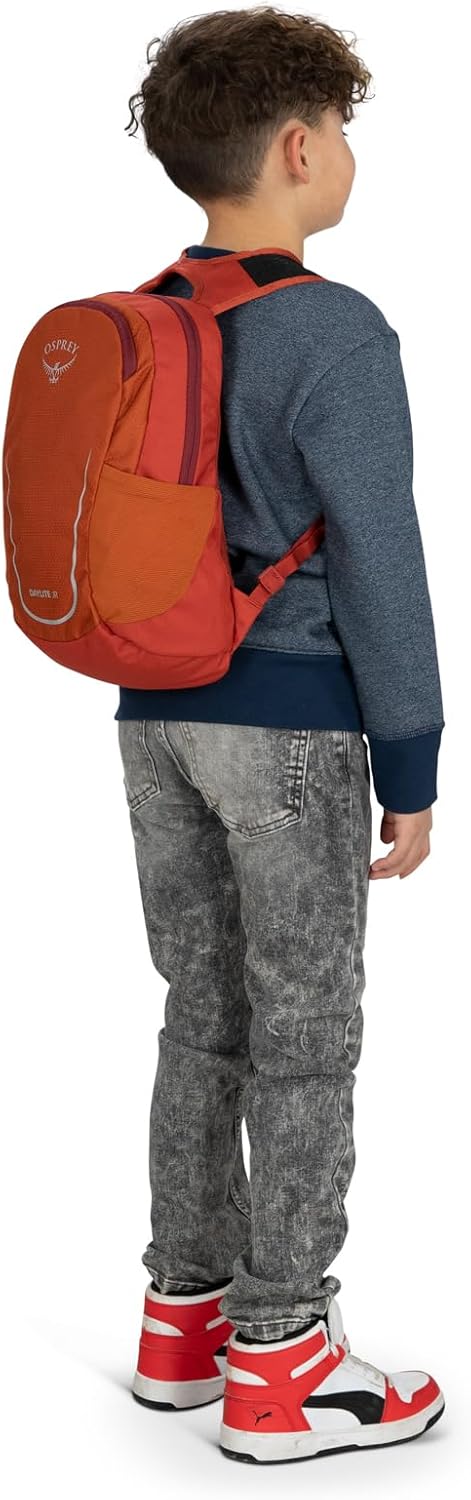 Osprey Daylite Jr Kids Commuter Backpack Space Travel PrintAntique BlueOrange DawnBazan