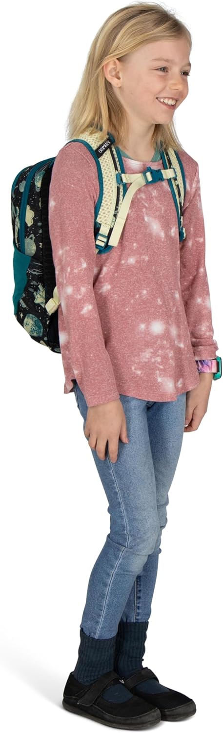 Osprey Daylite Jr Kids Commuter Backpack Space Travel PrintAntique BlueSpace Travel PrintAntique Blue