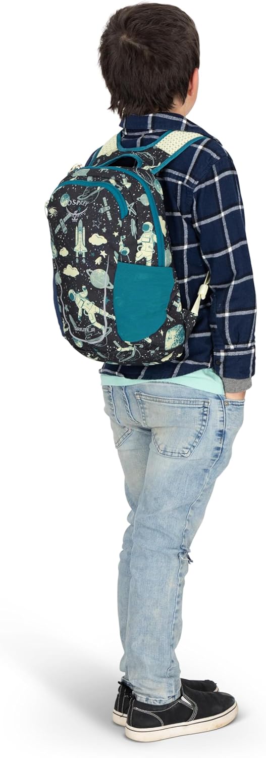 Osprey Daylite Jr Kids Commuter Backpack Space Travel PrintAntique BlueSpace Travel PrintAntique Blue
