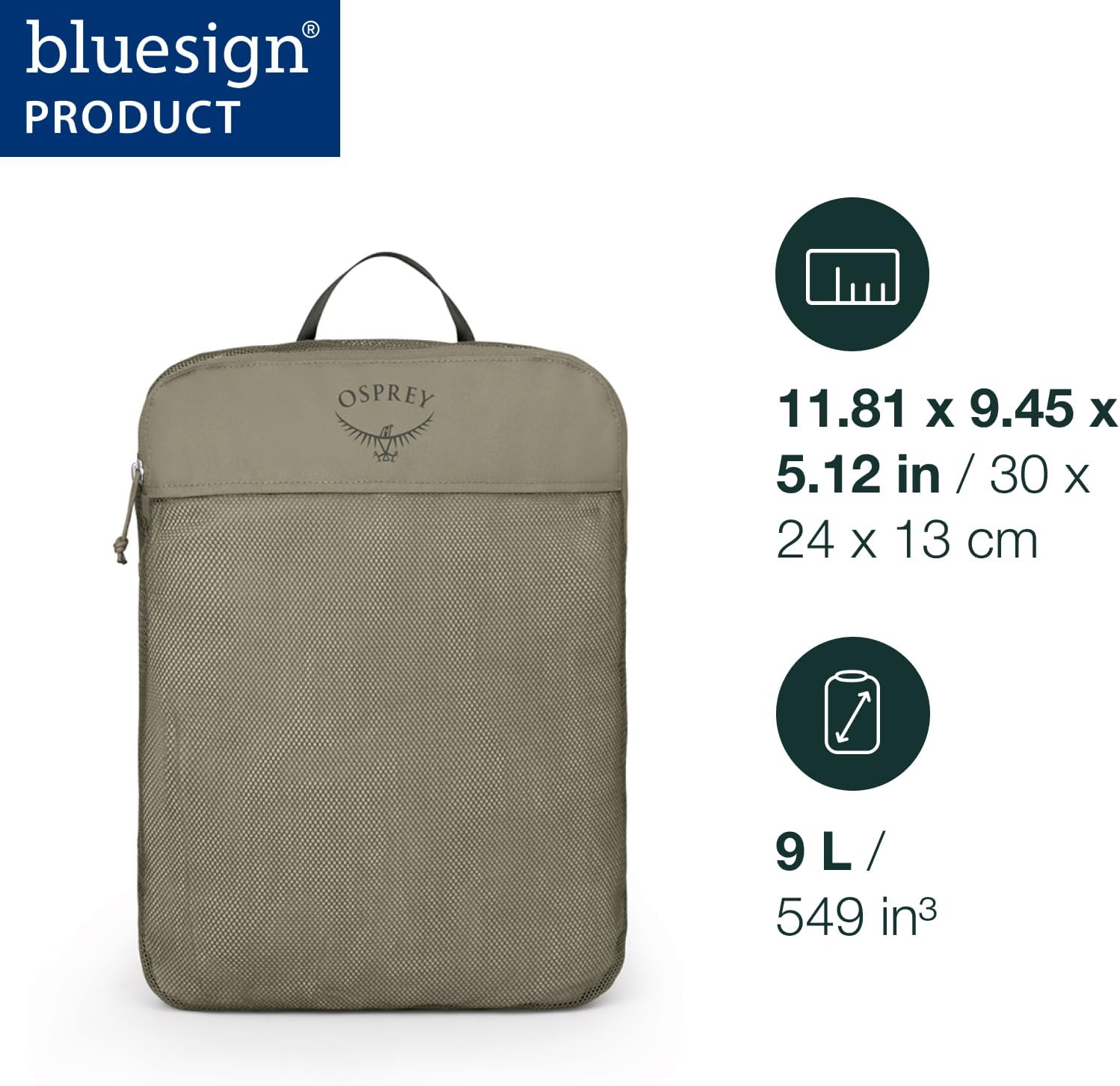 Osprey Daylite Packing CubeTan Concrete  Large