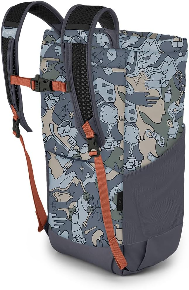 Osprey Daylite Tote Pack Blue SpikemossAlkalineEnjoy Outside Print